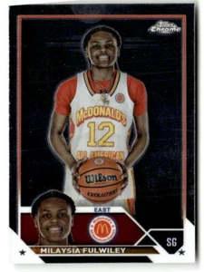 2023 Topps Chrome McDonald's All American #77 Milaysia Fulwiley - Picture 1 of 2