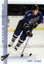 2000-01 BAP Memorabilia Sapphire #376 Ken Klee