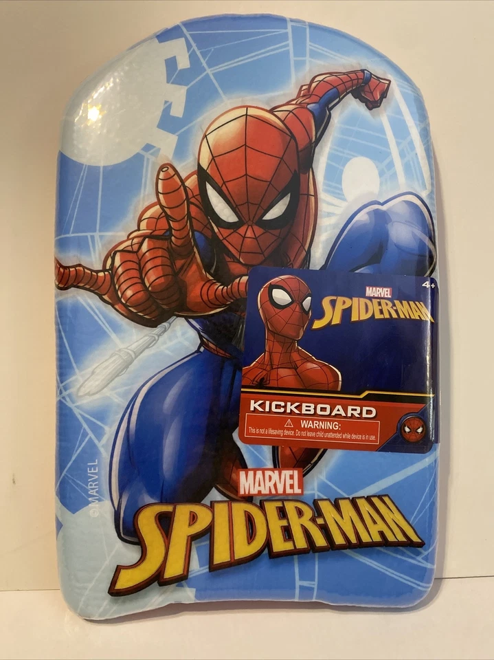 Spiderman Marvel Foam Kickboard Kids Lightweight 17.5 .25" Swim