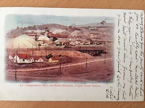 Independence Mine Postcard, Cripple Creek, CO - Picture 1 of 3