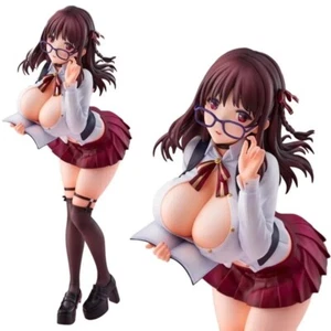 Figura Sexy Hentai Estudiante Gran Pechos Estatuilla Adulto 22cm Tanga Gafas - Imagen 1 de 22