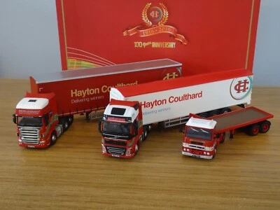 CONJUNTO MODELO CAMINHÃO CENTENÁRIO OXFORD HAYTON COULTHARD SCANIA VOLVO ER 76SET45 1:76 - Imagem 1 de 4