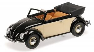 VW Beetle (Beetle) 1200 Cabriolet (Black/Cream) 1949