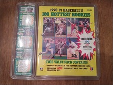 1990-1991 100 hottest rookies 3 sealed Packages 100 Score baseball Cards Score