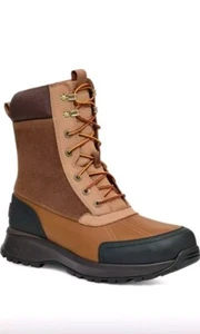 UGG Men's Emmett Duck Boot HI Chestnut Brown Waterproof Winter 1130766 Size 10 - Picture 1 of 7