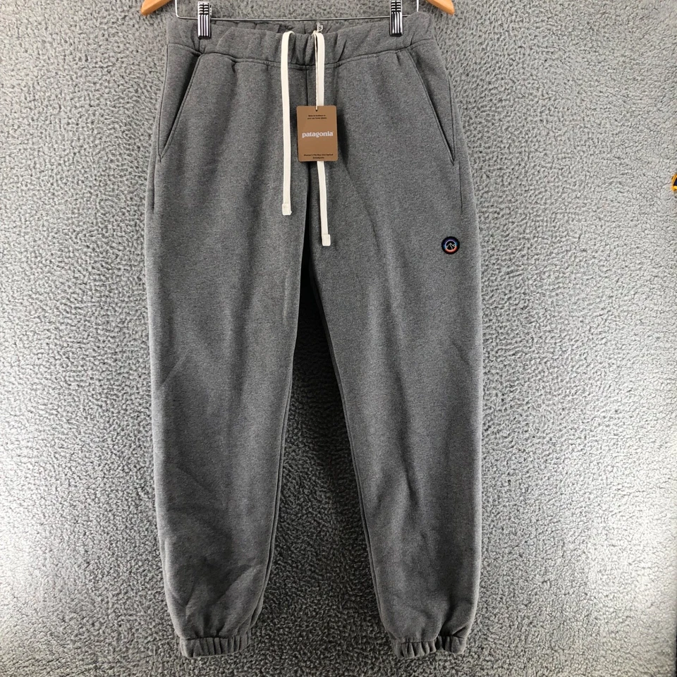 Patagonia Women's Medium Fitzroy Icon Uprisal Fleece Sweatpants Gray