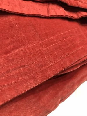 NEW Full/Queen Velvet Duvet & Sham Set Deep Red - Image 1 of 4