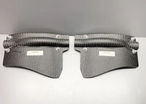 Genuine Nissan R35 GT-R GTR Nismo Dry Carbon Rear Brakes Air Guides Pair Gray - Picture 1 of 6