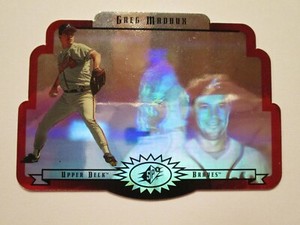 1996 Upper Deck SPX Greg Maddux Silver Card #1