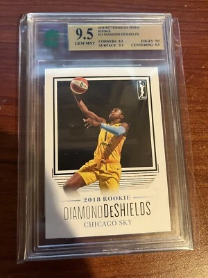 DIAMOND DeSHIELDS 2018 Rittenhouse WNBA RC #/500 Card 🏀 CHICAGO SKY MNT 9.5 GEM - Image 1 of 2
