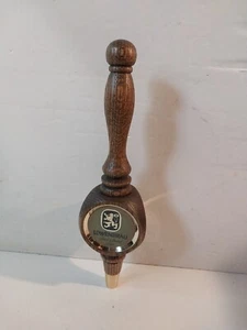 Vintage Beer Tap Lowenbrau Special Beer Three-Sided Wooden Beer Tap Handle - Picture 1 of 5