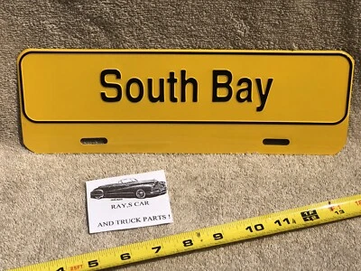 NEW SOUTH BAY UNIVERSAL LICENSE PLATE TOPPER . - Image 1 of 4