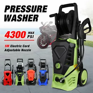 High Pressure Washer 4300PSI MAX 270Bar Electric Pump Water Cleaner Gurney Hose - Picture 1 of 79