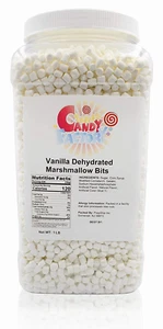 Vanille Mini Dehydrierte Marshmallows im Glas, 1 Pfund - Bild 1 von 12