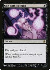 MTG One with Nothing [Saviors of Kamigawa] [Near Mint]