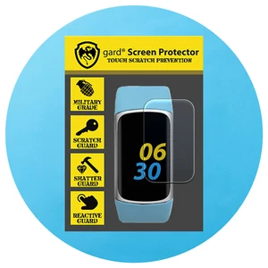 for Fitbit Charge 6 FULL SCREEN Curved fit GEL Screen Protector Covers (pack 3) - Picture 1 of 3