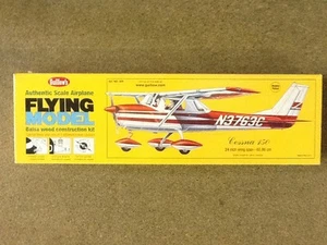 GUILLOW'S CESSNA 150 FLYING BALSA WOOD MODEL AIRPLANE KIT # 309 FACTORY SEALED - Picture 1 of 3