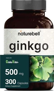 Naturebell Ginkgo Biloba 6,000Mg With Panax Ginseng 500Mg Per Serving - Picture 1 of 6