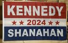 Robert Kennedy Jr. Präsident 2024 Flagge KOSTENLOSER VERSAND Nicole Shanahan USA Schild 3x5'