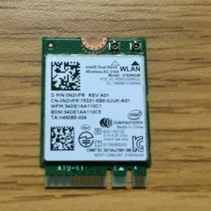 Scheda WiFi Wireless AC 3160 Bluetooth board Dell Inspiron 15 5559 -- Dual Band - Picture 1 of 1