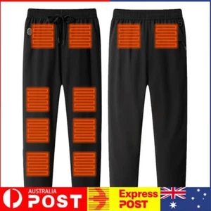 10 Zones Warm Heating Pants USB Sports Thermal Motorcycle Pants for Men & Women - Picture 1 of 19