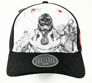 Bioworld DC Collection Jimlee Darkseid NEW Black White Red Embroidered Cap - Picture 1 of 8
