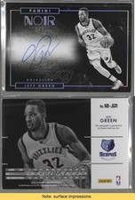 2015-16 Panini Noir Black and White Platinum /5 Jeff Green #NB-JGR Auto