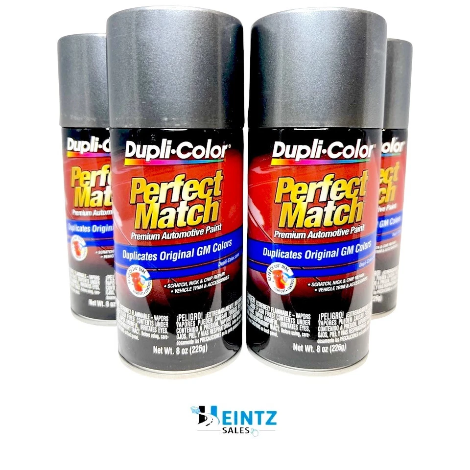 Duplicolor BGM0347 Perfect Match GM Medium Gray Metallic 15 WA8573 - 8oz 4 PACK Foto 1 de 1