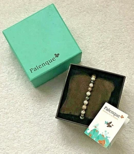 PALENQUE - FRESHWATER PEARL & SILVER BRACELET - UNUSED GIFT - FAST REC' POST - Picture 1 of 7