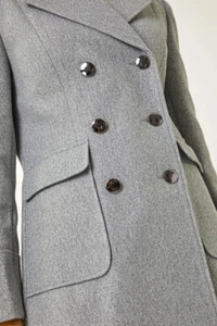 BNWT Size 20 Roman Double Breasted Coat in Grey - Picture 1 of 7