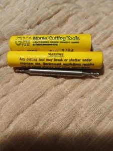 Morse 13/16 " x 5/64 " Cobalt Double End Mill 2 Flute USA Made 1896 New Nos Bin3 - Picture 1 of 1