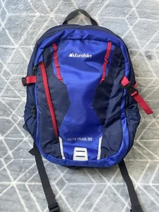 Eurohike Skye Trial 30 Backpack Hiking Walking Rucksack Blue Padded - Picture 1 of 5