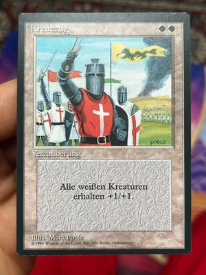 German FBB 🚫 Crusade 🚫 Unplayed / Mostly Clean 🚫 Mtg (1697) - Image 1 of 4
