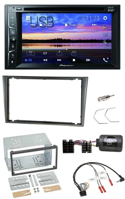 Pioneer Bluetooth 2DIN USB DVD DAB Lenkrad Autoradio für Opel Corsa C 2000-2004 - Bild 1 von 4