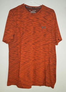 Camiseta sin costuras Under Armour XL para hombre naranja negra - Imagen 1 de 4