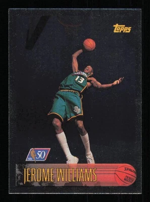 1996-97 Topps NBA at 50 #162 Jerome Williams  Basketball PISTONS NM-MT - Image 1 of 3