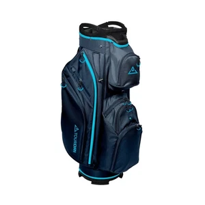 TourDri 10.5in Trolley Cart Golf Bag Navy/Aqua Blue - Picture 1 of 1