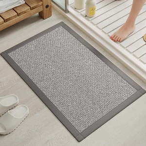 Quick Dry Absorbent Bathroom Rugs Mat Non Slip Bath Mat Ultra Thin Bath Mats ... - Picture 1 of 9