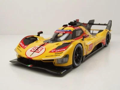 Ferrari 499P #83 Le Mans 2024 Con Vetrina Modellino Auto 1:18 Bburago - Immagine 1 di 4
