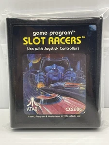 Slot Racers (Atari 2600, 1978) Game Program Cartridge Tested Cleaned CX-2606 - Picture 1 of 7