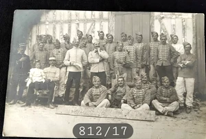 N° 812/17 -Carte Photo 6 éme Régiment de HUSSARDS Camp de Mailly   WW1  Ecrite - Imagen 1 de 3