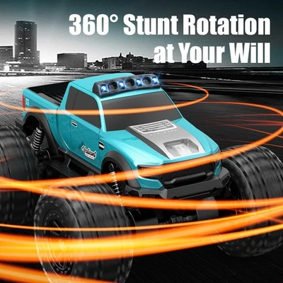 Amphibisches RC Auto 2 4 GHz 4WD-Geländewagen Mit Scheinwerfern Geschenk - Bild 1 von 4