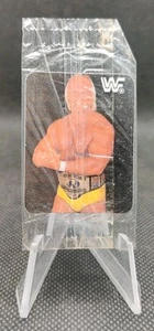 1987 Hostess Munchies WWF Wrestlemania Stickers Hulk Hogan Wrestling Card - Picture 1 of 2