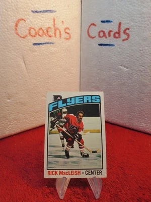 1976 Topps NHL Rick MacLeish #121 #Philadelphia Flyers - Image 1 of 3