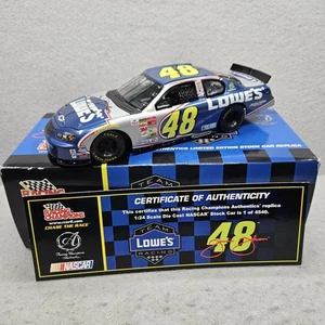 2003 Signed Jimmie Johnson Lowes Racing Champions 1/24 DIECAST NASCAR  1 Of 4540 - Picture 1 of 21