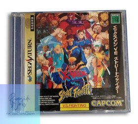 CAPCOM Sega Saturn Game X-Men VS Street Fighter Cartridge