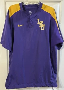 LSU Tigers Baseball Nike Team Issued?Cage Jacket Men’s Large - Bild 1 von 8