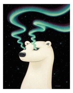BOREALIS LOWBROW ART PRINT SIGNED BY TARA MCPHERSON - Picture 1 of 1
