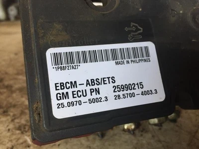 Módulo bomba freno ABS 2009-2010 09-10 CHEVY COBALT 25990215 Foto 1 de 4
