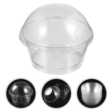 Disposable Round Eco-friendly Transparent Pudding Cups Cake Cup